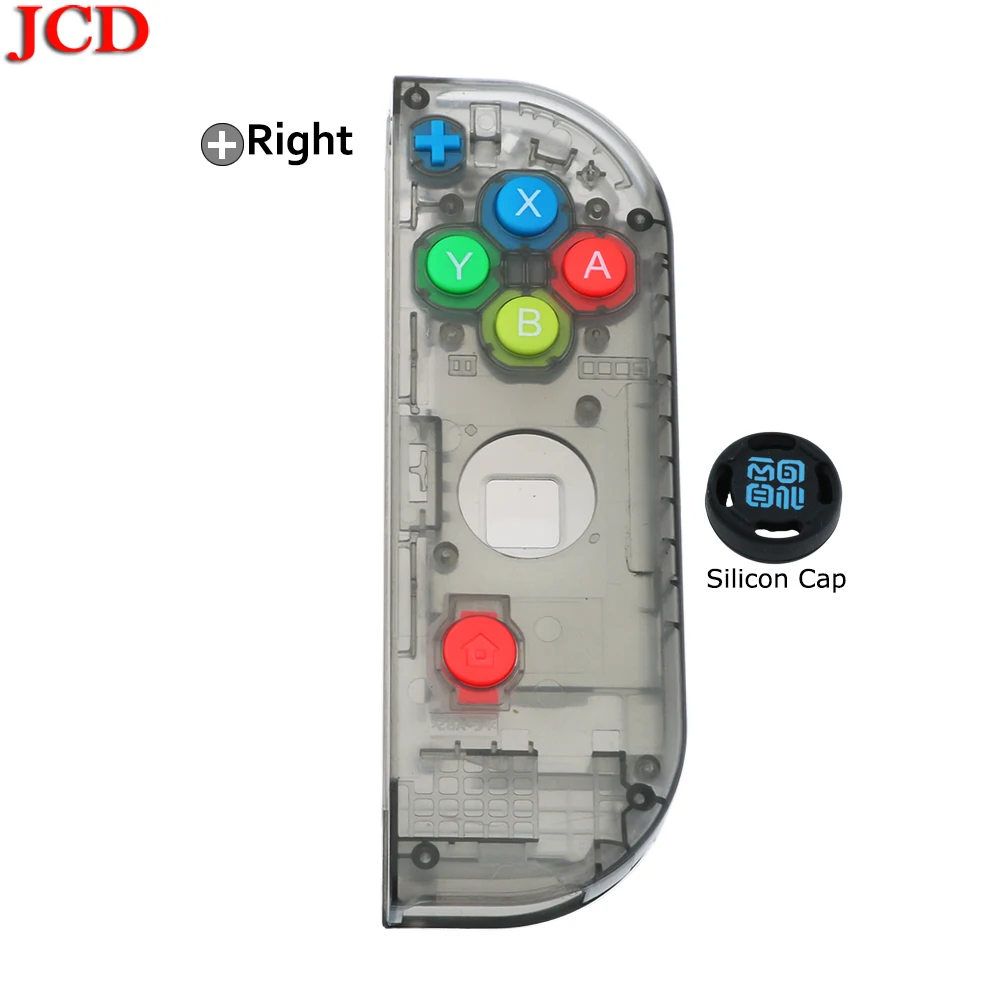 JCD прозрачный цвет DIY для Joy-Con корпус чехол для kingd контроллер NS оболочка игровая консоль для переключателя влево или вправо