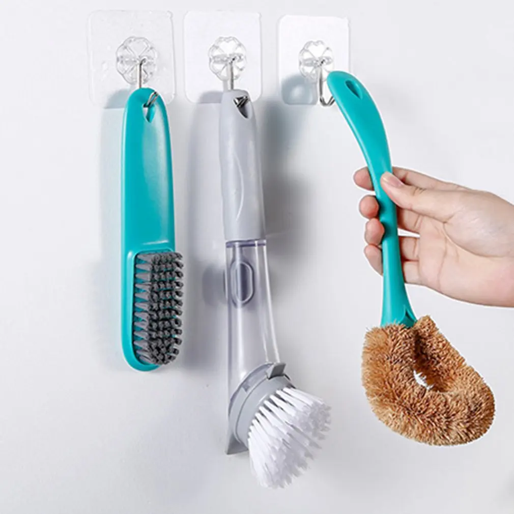 

6 PCS Non-Marking Screw Stickers Hanger Hook Suction Cup Adhesive Wall Vacuum Sucker Transparent Load Rack