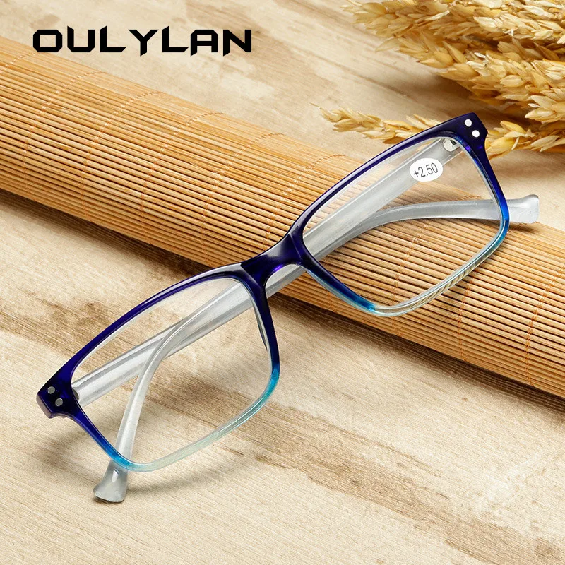 Очки для чтения Oulylan с прозрачными линзами мужчин и женщин компьютерные