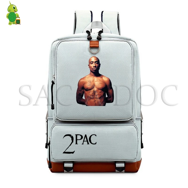 15 Tupac 2Pac рюкзак для женщин и мужчин рюкзак для ноутбука школьная сумка для подростков повседневный рюкзак хип хоп Легенда дорожные сумки - Цвет: 15