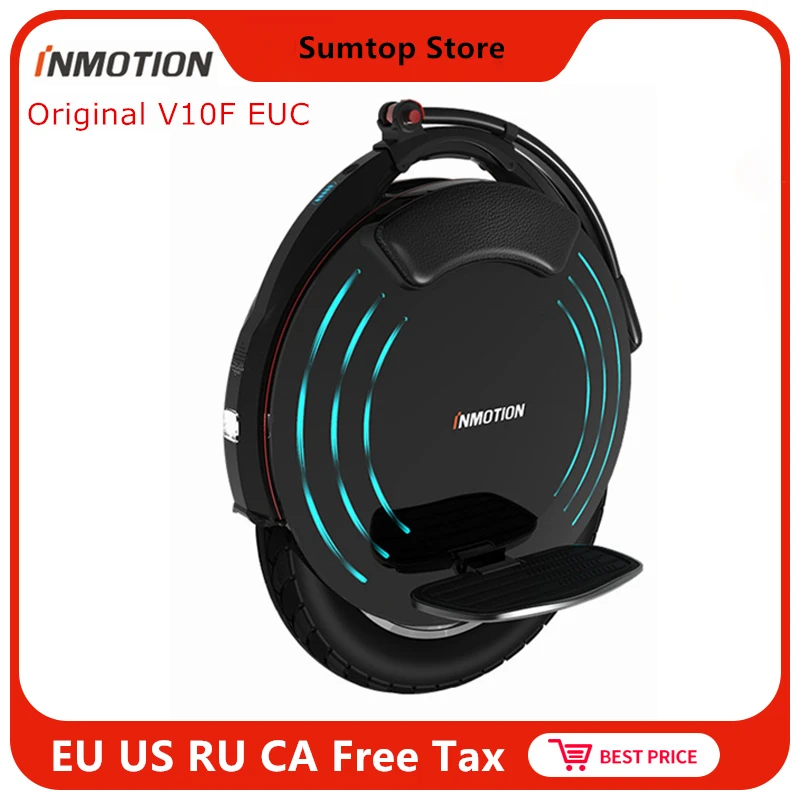 INMOTION SCV V10/V10F самобалансирующийся скутер электрический Моноцикл со встроенной ручкой одно колесо EUC Hoverboard Monowheel