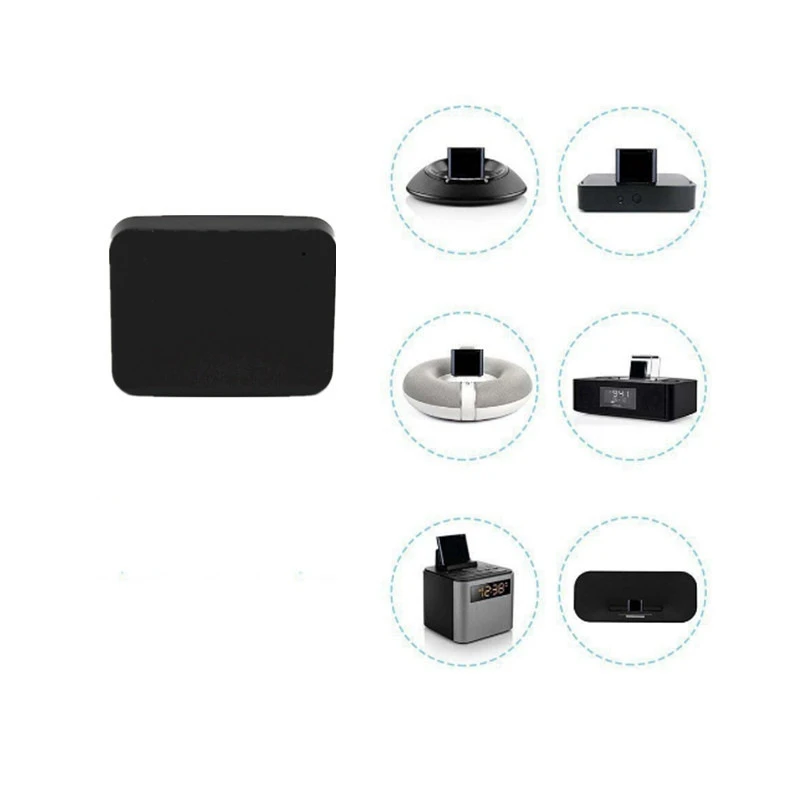 

Bluetooth Music o Receiver Adapter 30Pin Music Docking Station Speakers o Converter for IPod Sound Dock