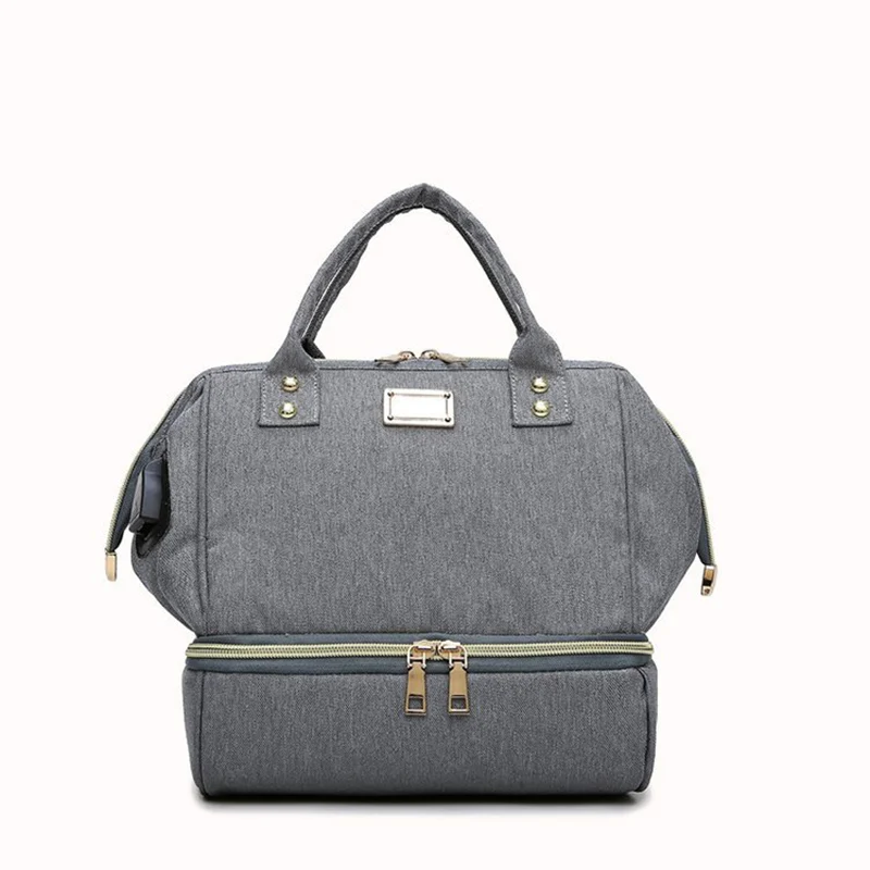 Рюкзак для мам, вместительная многофункциональная водонепроницаемая сумка для подгузников