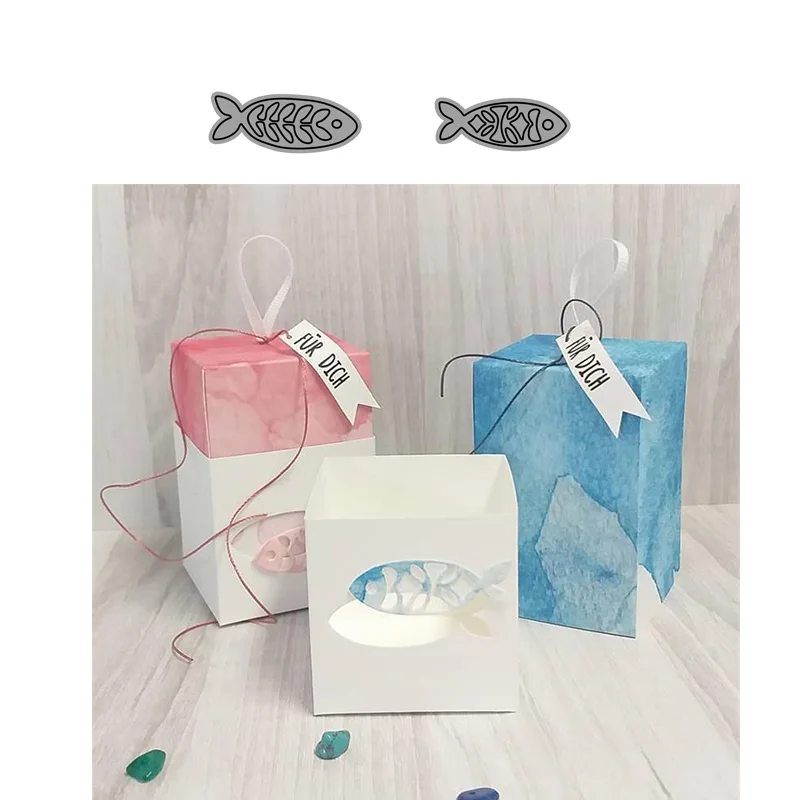 CH Two Fish металлические резные штампы альбом скрапбукинга DIY карты ремесло тиснение