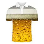 Мужское поло, забавная рубашка, крутая рубашка с коротким рукавом, с отворотом, 3D поло, новая летняя уличная одежда, повседневные Модные мужские топы