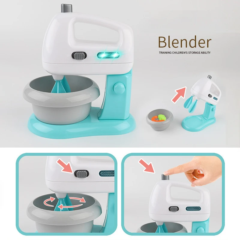 household appliances pretend play kitchen children toys coffee machine toaster blender vacuum cleaner cooker toys gift hc0225 free global shipping