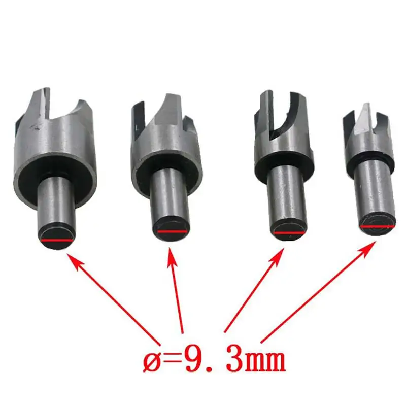 4 шт./компл. резак для деревянных вилок набор сверл плотницких пробок кусачки