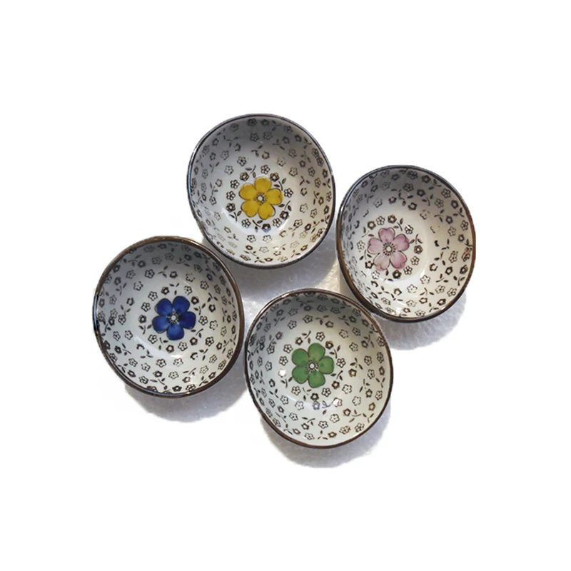 Тарелка с лепестками приправа для блюд блюдо из соевого соуса 4 цвета на выбор|dish