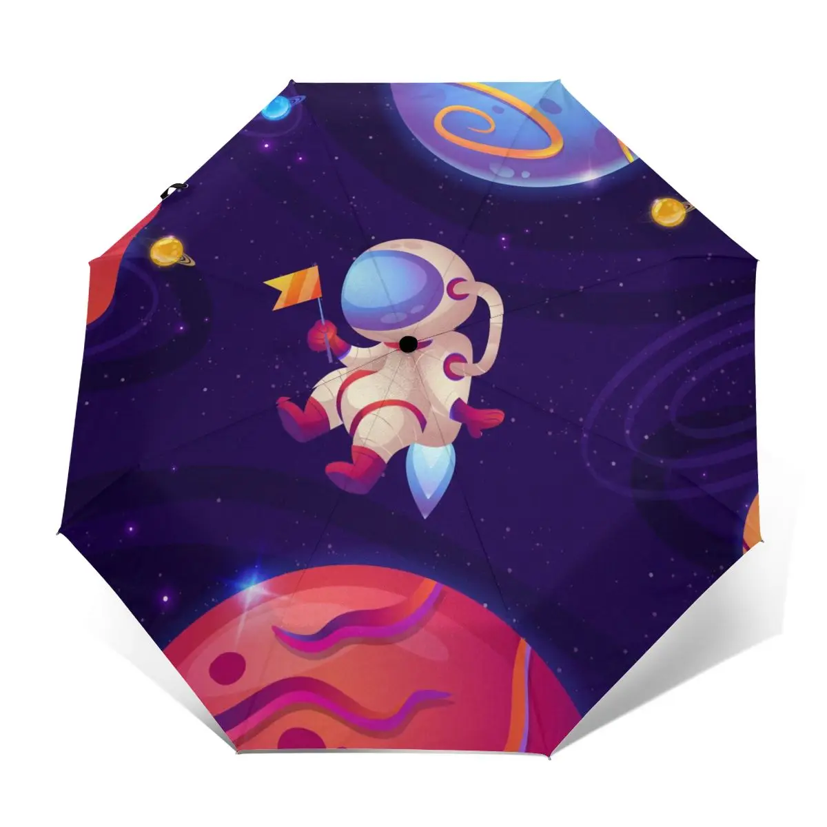 

Wind Resistant Folding Automatic Umbrella Women Auto Colorful Galaxy Windproof Umbrellas Rain For Men Parasol