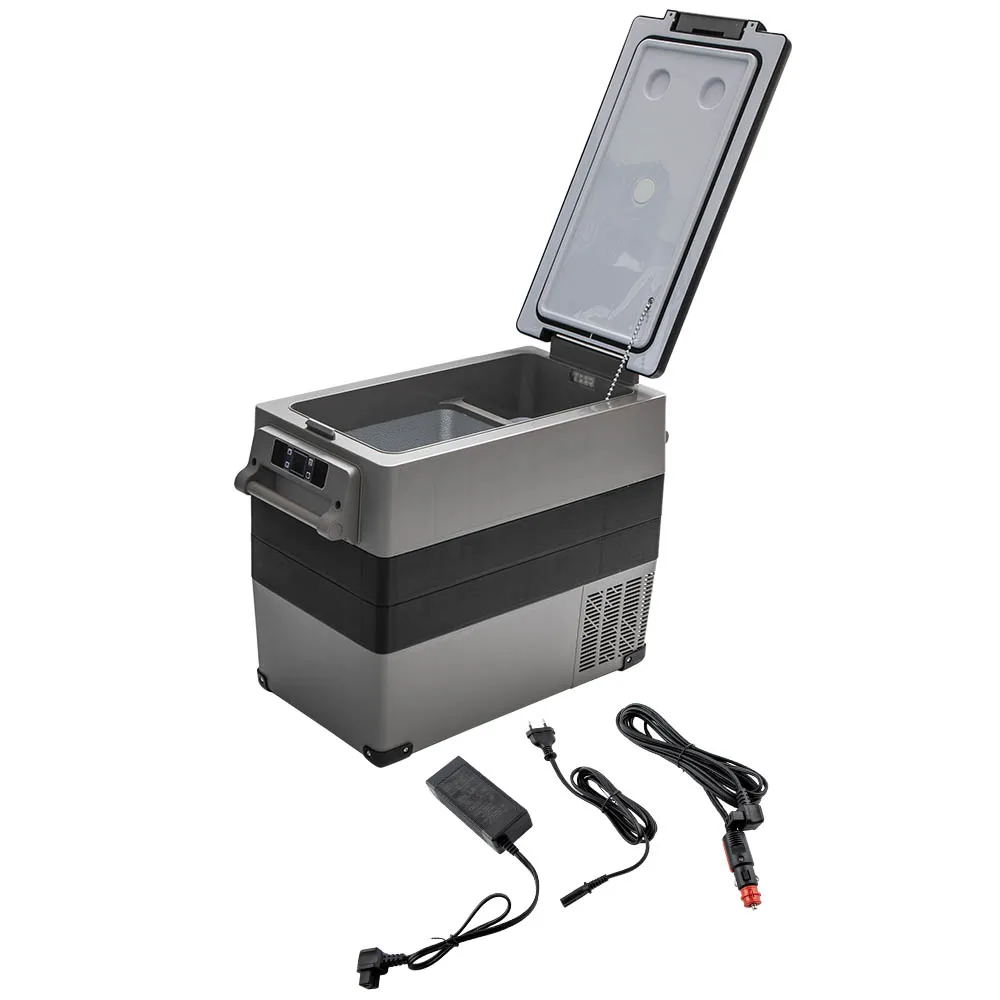

12V 55L Portable Car Mini Refrigerator Freezer Electric Small Fridge 12/24V DC&110-240V AC for Driving Travel Car Fridge Cooler