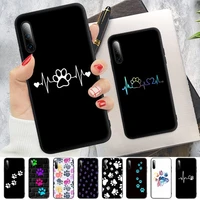 best friends dog paw silicone cell phone cover for samsung galaxy s9 s10 s20 s21 s30 plus ultra s7 s8 s10e case