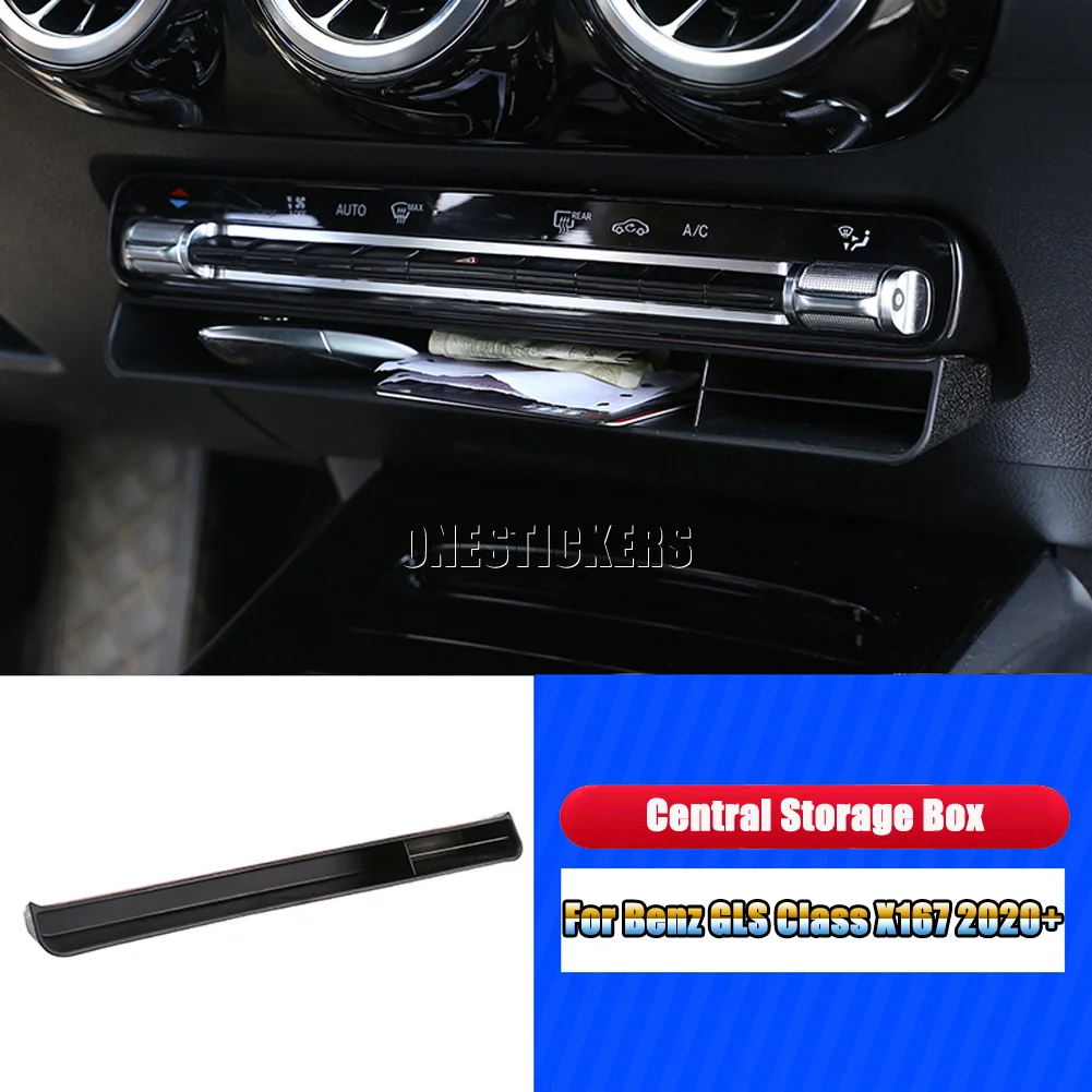 

Для Mercedes Benz GLE GLS B GLB Class W167 X167 W247 X247 GLE350 GLE450 автомобильные аксессуары ящик для хранения на центральную панель управления держатель лотка
