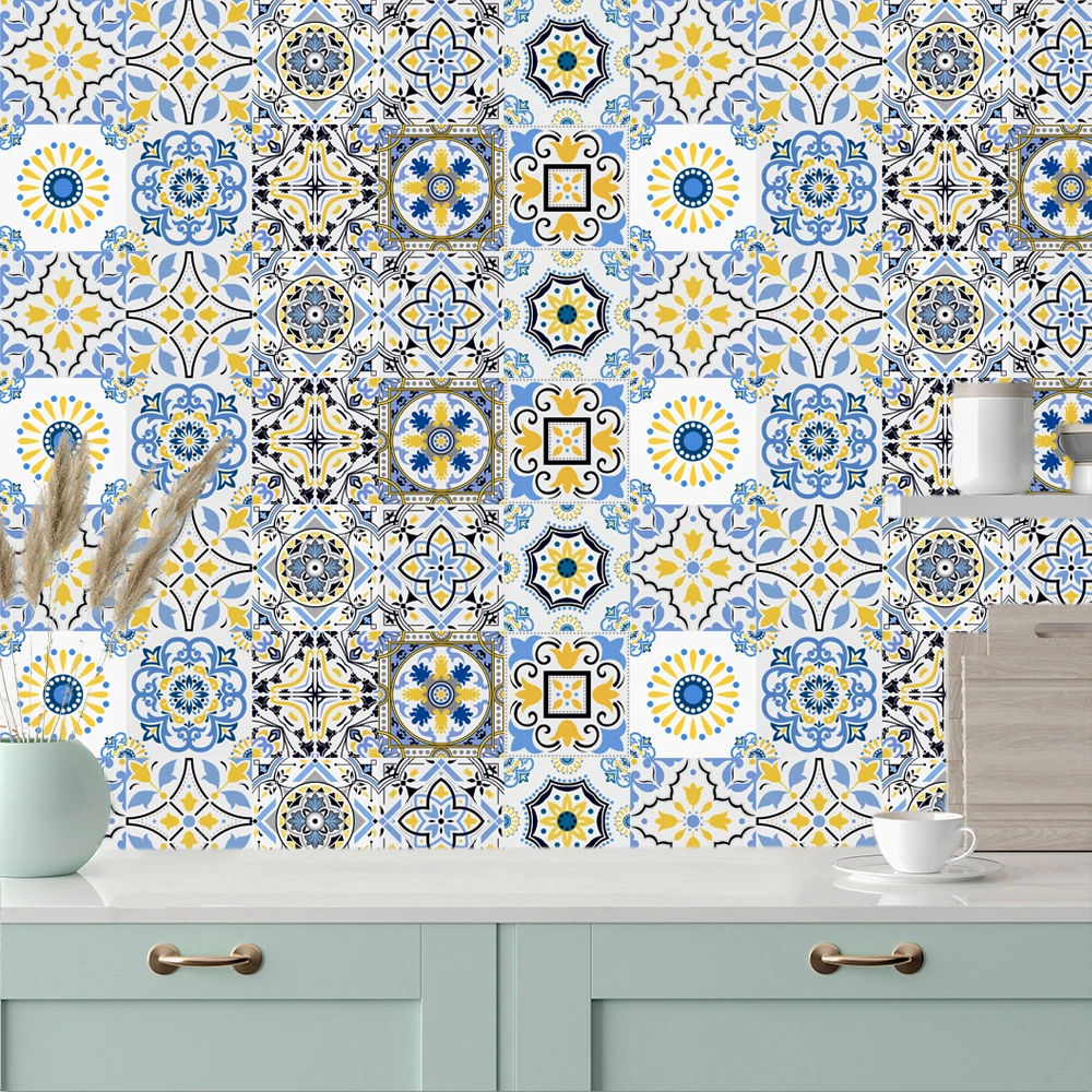 10/15/20 см марокканская плитка наклейка на стену кухонная задняя панель шкаф для