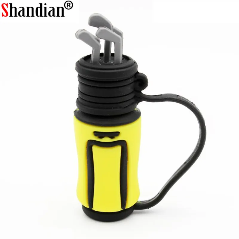 SHANDIAN New Pen drive Golf Bag shape usb flash USB 2.0 memory stick pen 4GB u disk 8GB pendrive 16GB 32GB 64GB|pendrive 16gb|8gb pendriveu |