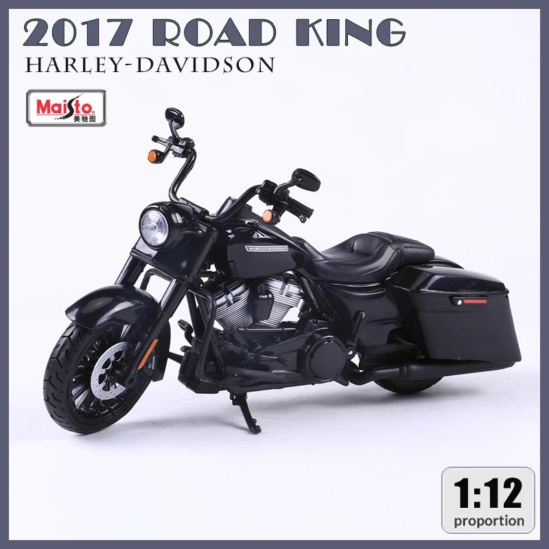 Maisto 1:12 Harley-Davidson 2017 ROAD KING специальная модель мотоцикла из сплава Коллекционная