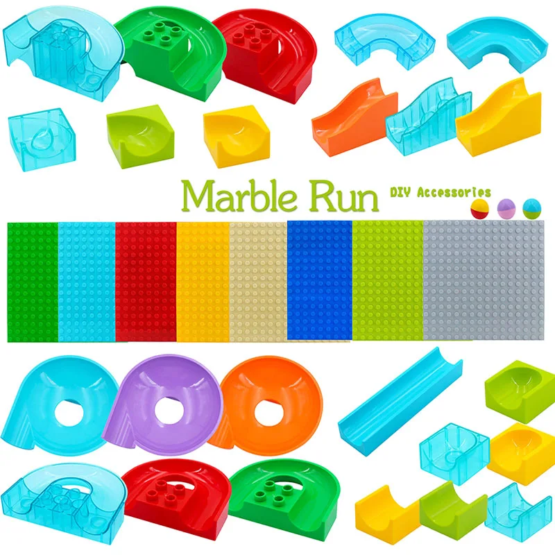 Конструктор с мраморным бегом большой лабиринт гоночные аксессуары для