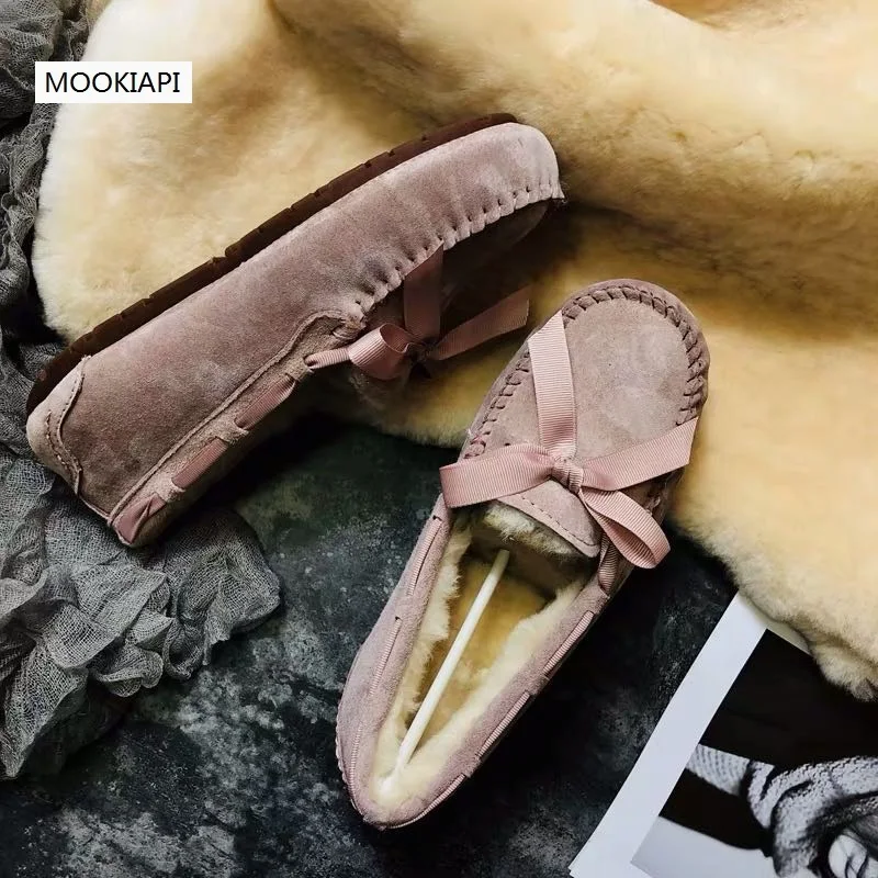 Chinese brand high quality women's shoes 100% leather loafers women free delivery 6 colors | Обувь