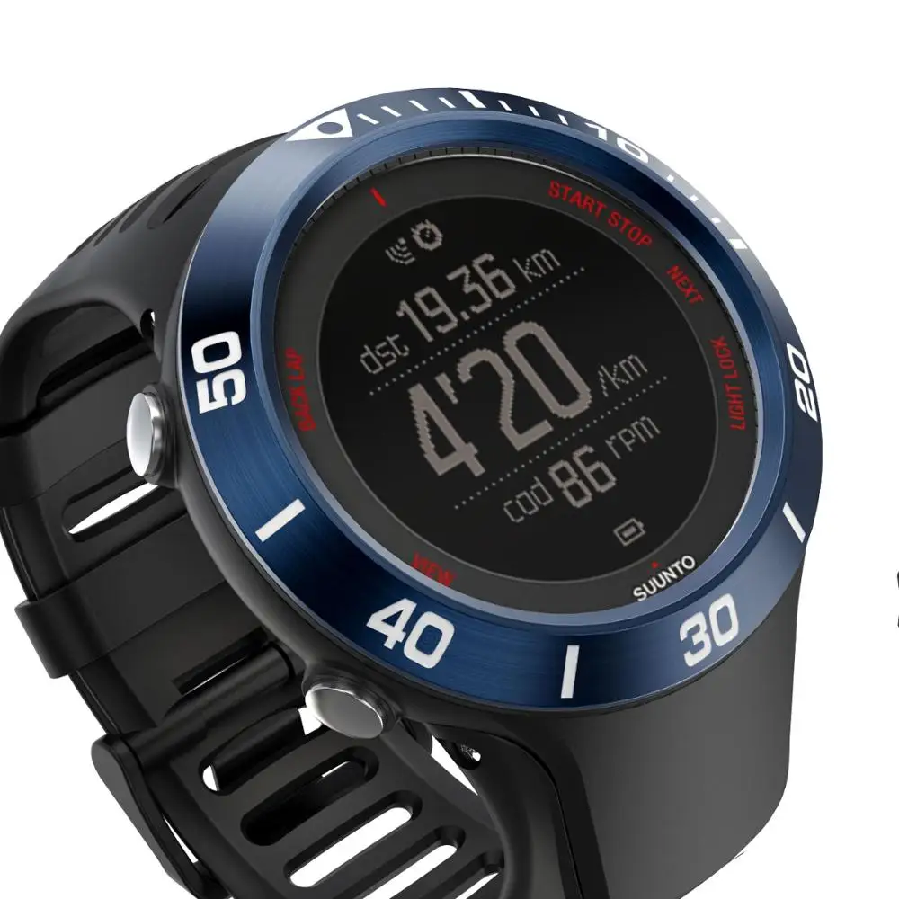 Meatel рамка из нержавеющей стали Смарт часы чехол для SUUNTO AMBIT3 RUN черный HR Часы