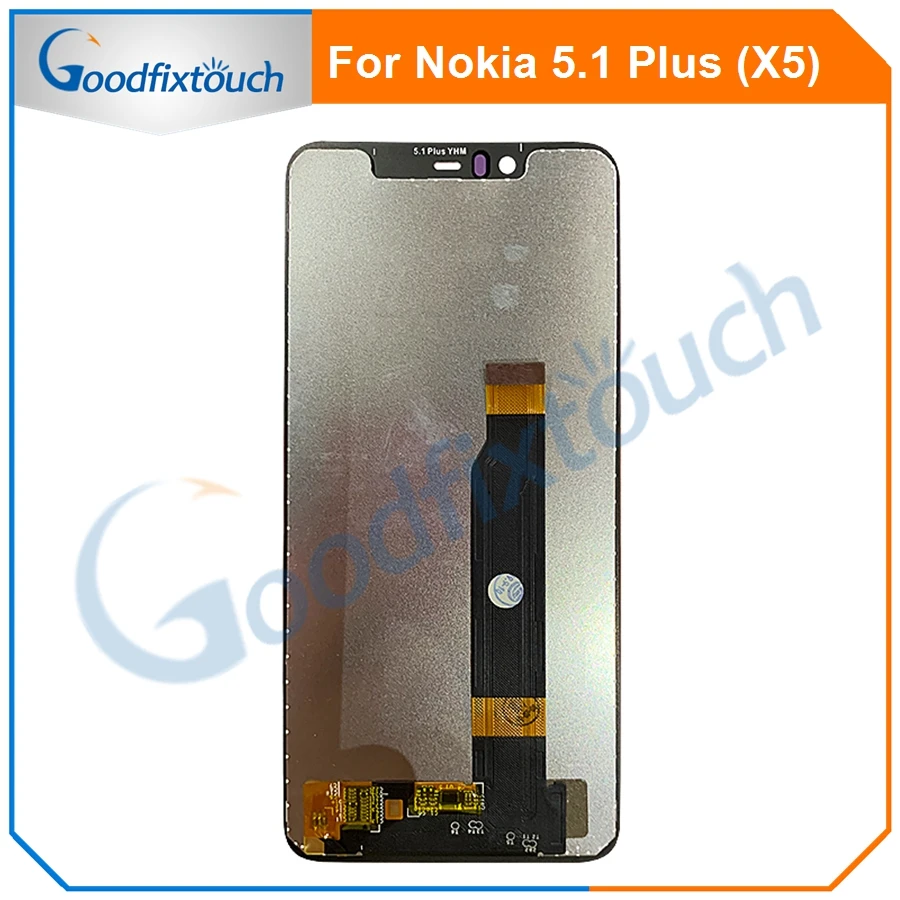 10 Uds pantalla LCD para Nokia 5,1 m&aacute;s 5,1 m&aacute;s X5 pantalla LCD Digitalizador de pantalla t&aacute;ctil Assmebly para Nokia X5 piezas de repuesto-2