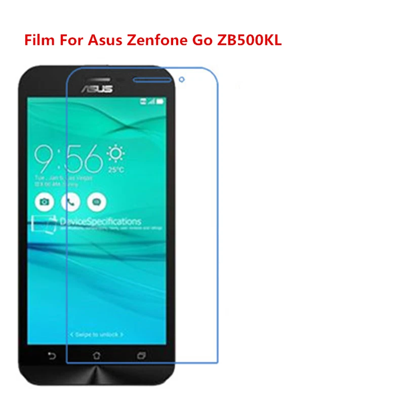 1/2/5/10 Pcs Ultra Thin Clear HD LCD Screen Protector Film With Cleaning Cloth Film For Asus Zenfone Go ZB500KL.