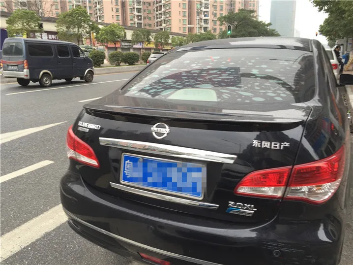 Для NISSAN Sentra спойлер 2008 2016 высокого качества ABS Материал заднее крыло автомобиля
