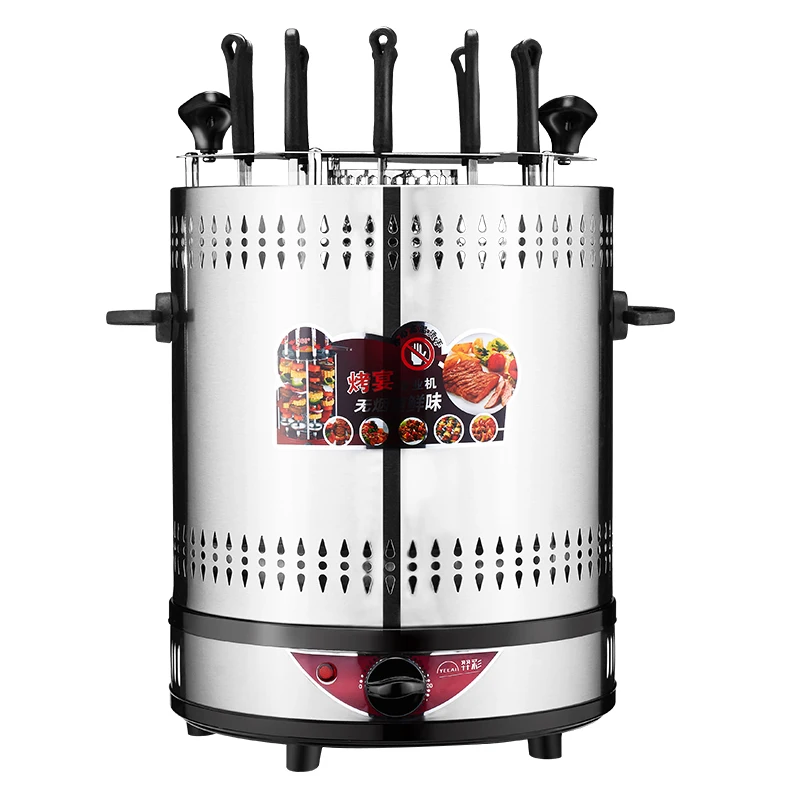 Электрическая духовка с имитацией углерода автоматическая вращающаяся машинка