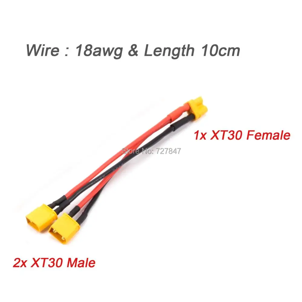 Кабель удлинитель XT60 XT30 XT30U T Plug EC5 EC3 EC2 JST|battery connector|xt60 parallelbattery connector cable |
