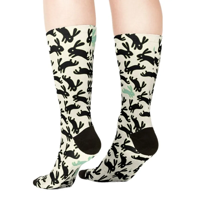 

Women's socks kawaii blue cartoon Capybaras Printed Socks Woman harajuku Happy Funny Novelty cute girl gift Socks for women