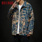 Куртка RUIHUO мужская повседневная, уличная одежда, бомбер в Корейском стиле, M-5XL, 2021