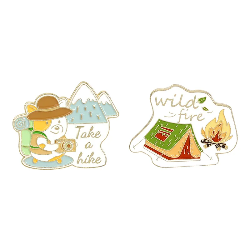 Милый медведь приключения отворот штырь открытый дом палатка походная подходит