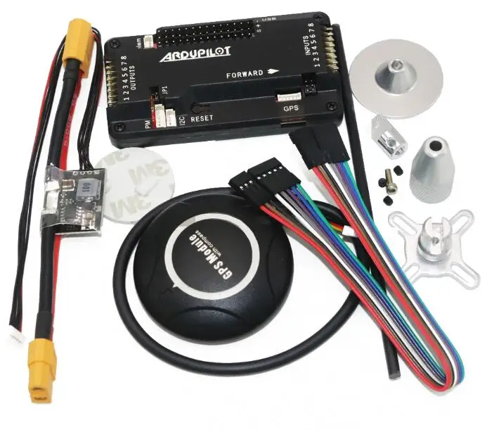 Side Pin APM 2,8 ArduPilot Mega APM Контроллер полета с 7 м gps для FPV Rc Дрон RC самолет часть - Цвет: Side Pin