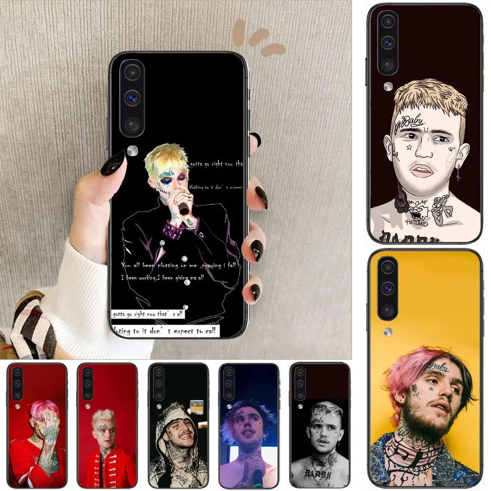 

hot rapper lil peep Phone cover hull For SamSung Galaxy S8 S9 S10E S20 S21 S5 S30 Plus S20 fe 5G Lite Ultra black soft case
