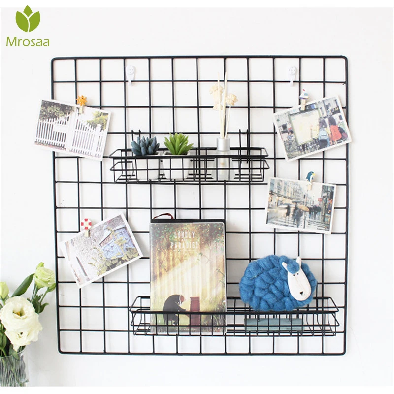 Подвесная сетка инновационная полка для цветочных горшков железная настенная