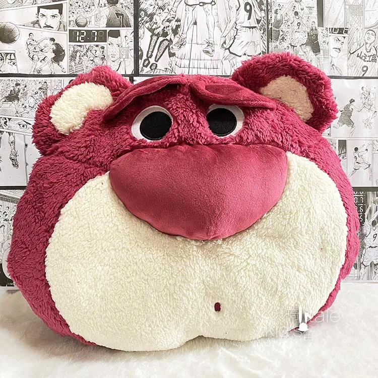 Подушка с клубничным медведем Lotso 42 см плюшевый подарок для взрослых и