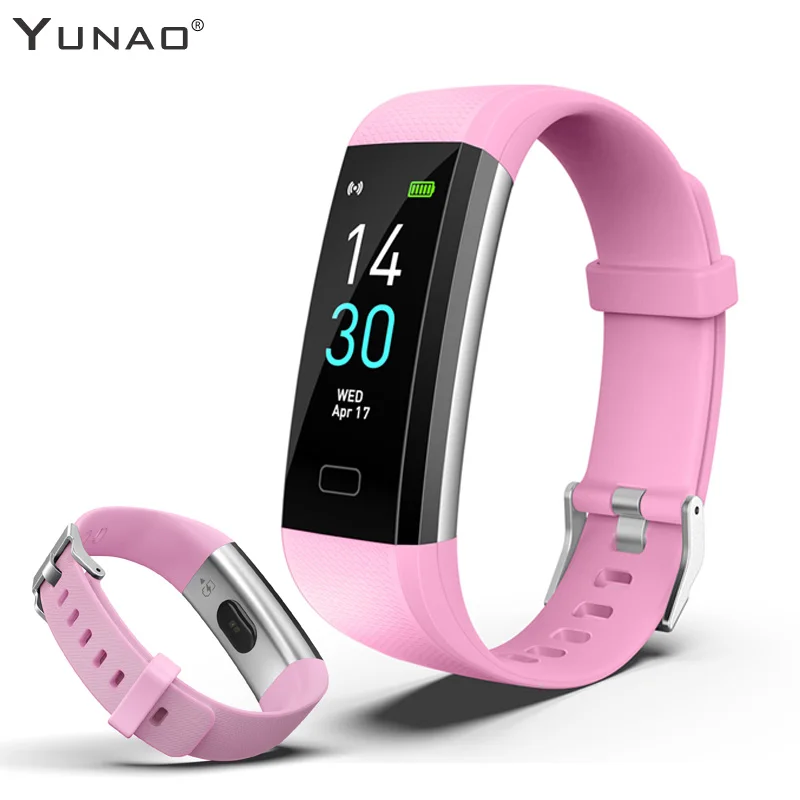 Смарт-часы YUNAO S5 спортивный фитнес-браслет IP68 водонепроницаемый трекер