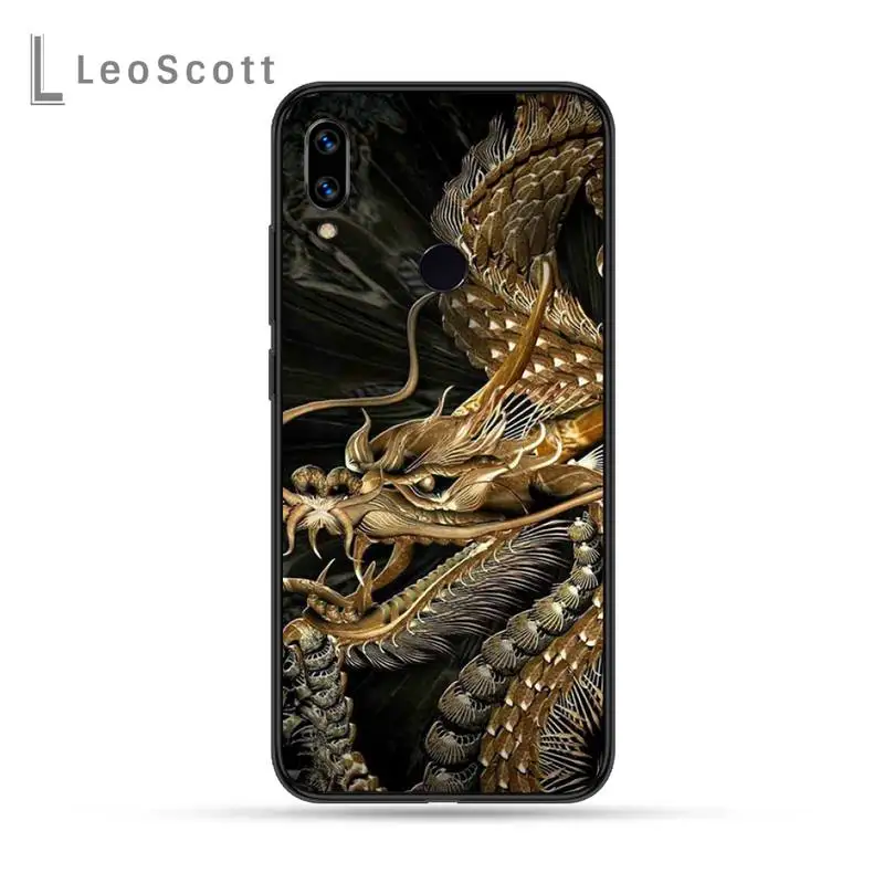 

Red Dragon Fashion Animal Phone Case For Xiaomi Redmi Note 4 4x 5 6 7 8 pro S2 PLUS 6A PRO