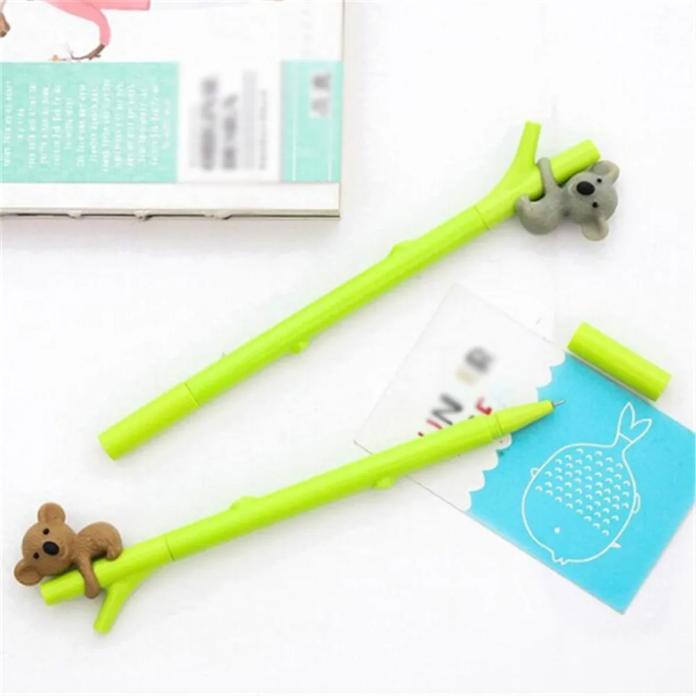 

Cartoon Creative Koala Branches Black Ink Gel Pen Signing Pen Writing Tool School Office Supply Student Stationery 0.5mm