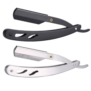 Инструменты для бритья для мужчин, нож складной из нержавеющей стали с лезвиями для удаления волос