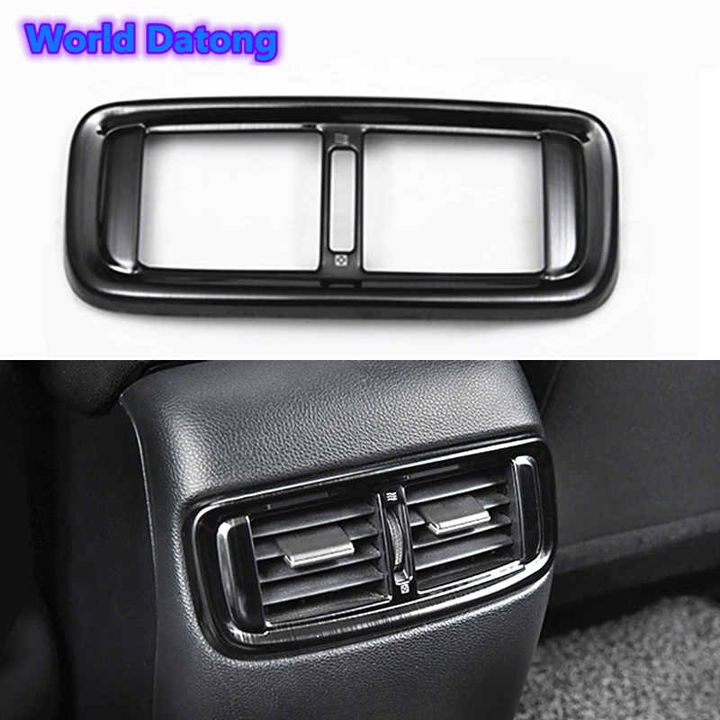 

Rear air outlet cover Stinless steel decoration trim 1pcs for Honda CRV CR-V 5th 2017 2018 2019