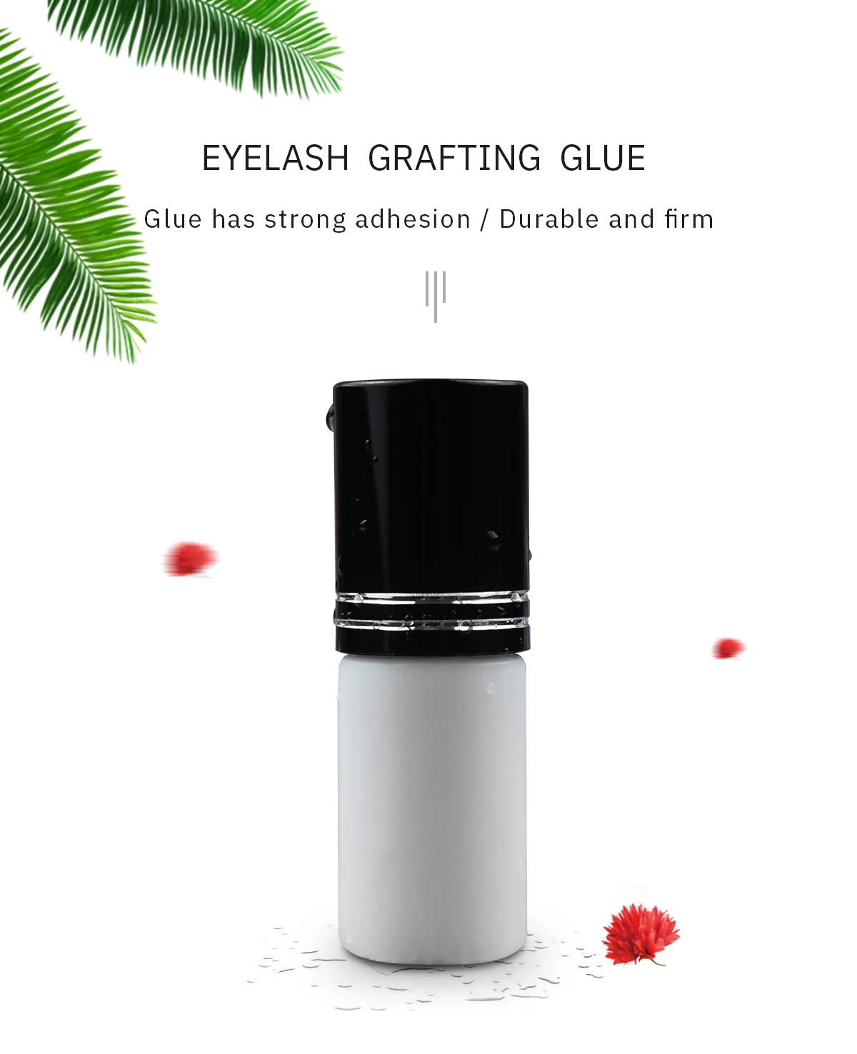 H&L SINCE 1990 5 ml glue for eyelash extensions 1-3 seconds quick drying eyelash glue Pro eyelash glue black glue retention