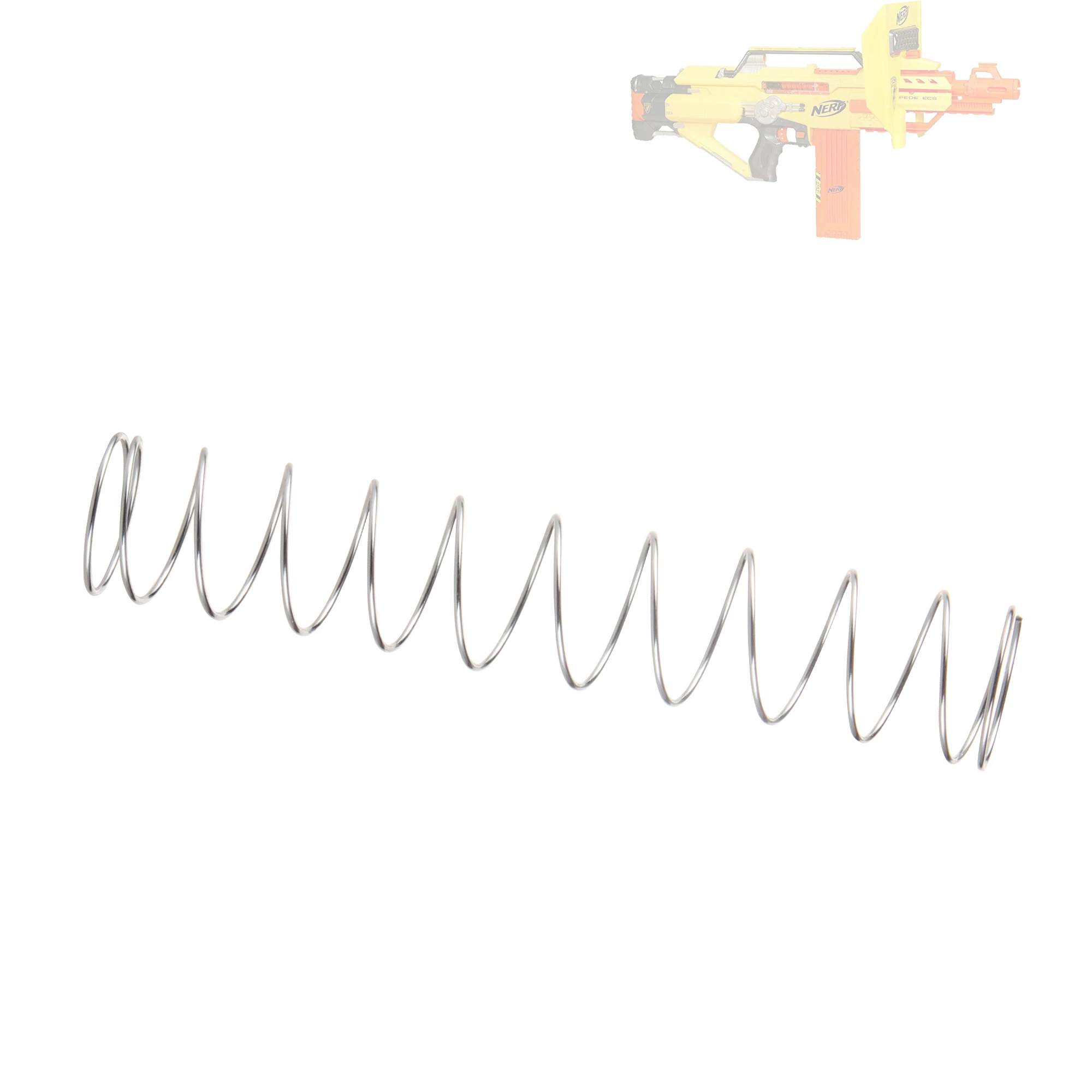 JGCWorker болт сброс пружинный металлический Серебряный для Nerf Stampede ECS-60