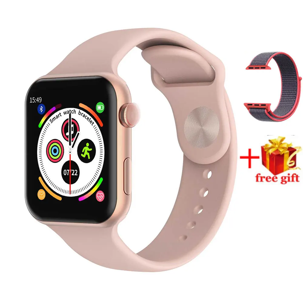 F10 Watch G Strap F10 наручные часы, музыкальные, Bluetooth, умные часы, 1,54 дюймов, спортивные, шагомер, здоровье, умные часы для Android, iPhone, xiaomi phone PK iwo 8 4 - Цвет: F10 Watch G Strap