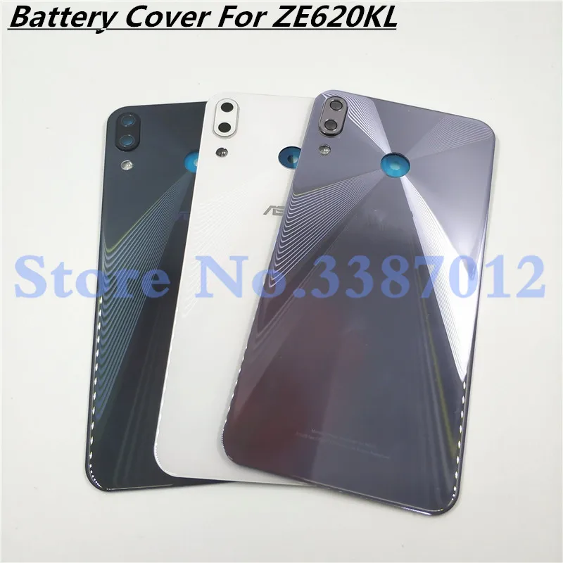 6,2 дюймов для Asus Zenfone 5 ZE620KL 5Z ZS620KL задняя крышка Крышка батареи Корпус Панель Ремонт стекло с камерой стекло