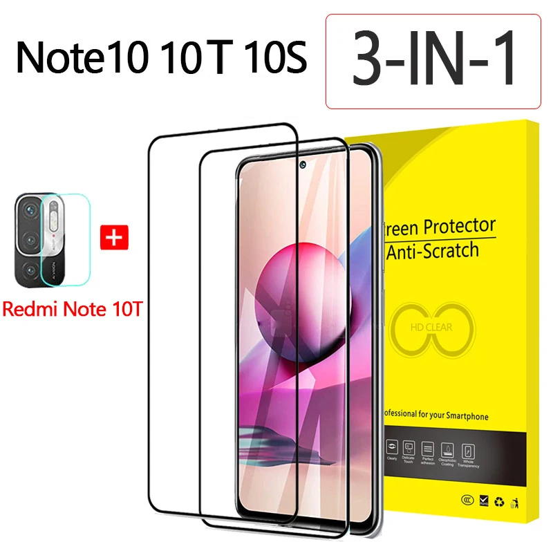 

Safty Glass for Redmi Note 10T Smartphone Redmi Note 10 T 10S 10 5G Redimi Note10 Pro Xiaomi Redmi Note 10T Screen Protector