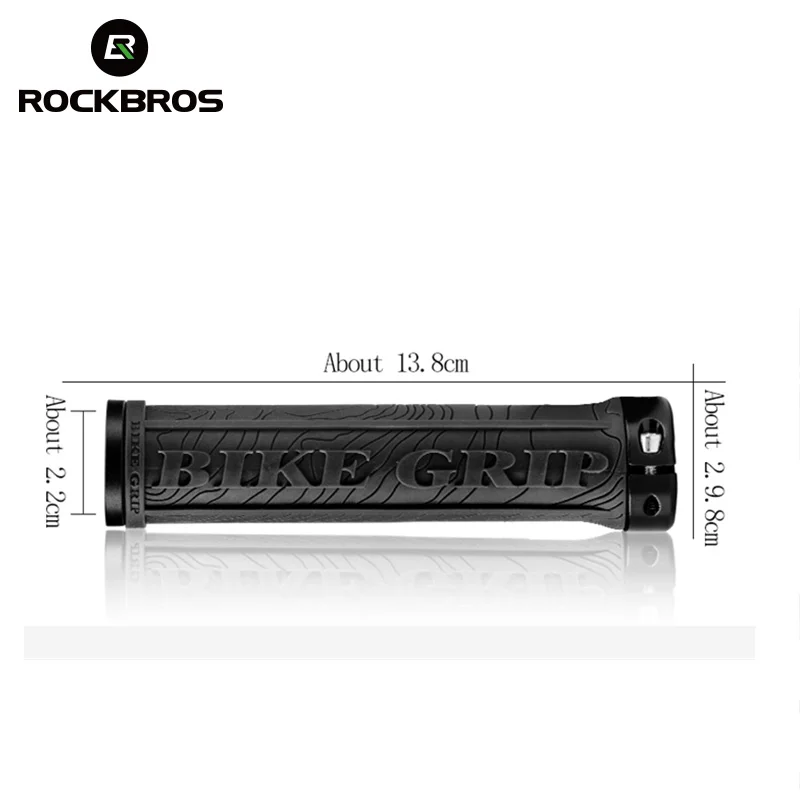 Велосипедные ручки ROCKBROS из резины ТПР противоскользящие 3D для горных
