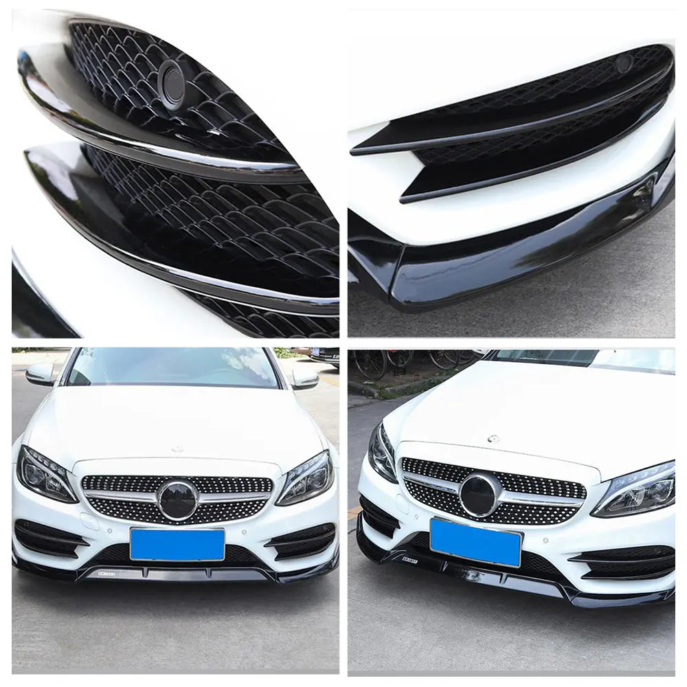 Легкая установка черное украшение автомобиля высокое качество АБС-пластик