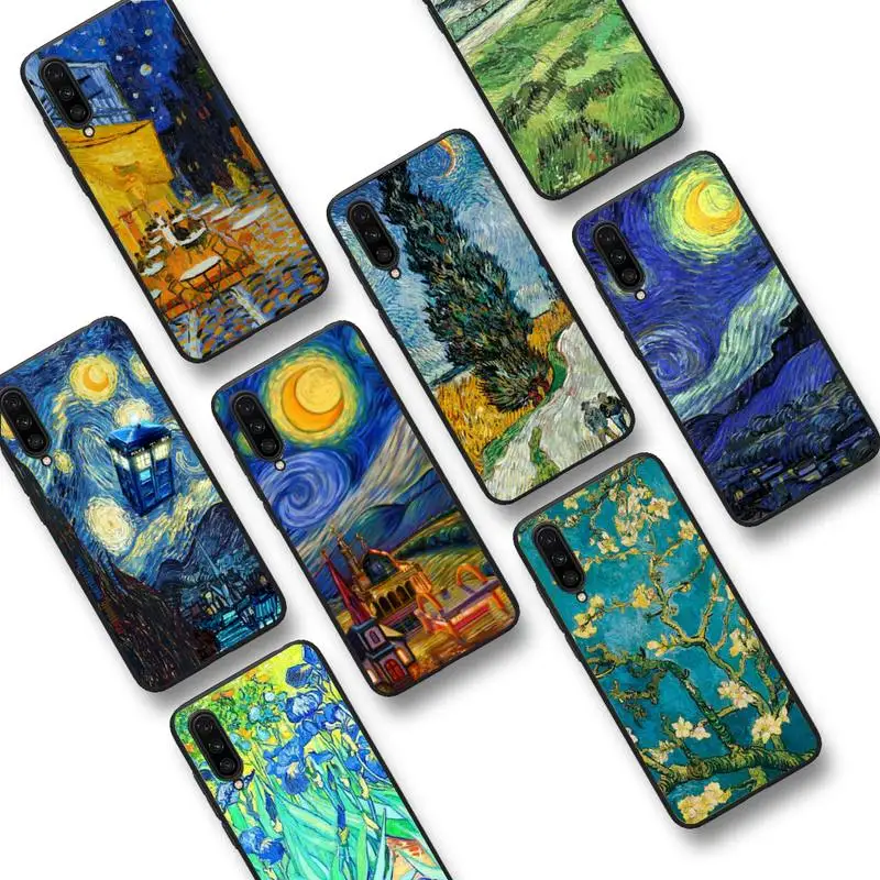 

Van Gogh Starry sky art Phone Case For Xiaomi mi9 mi8 F1 9SE 10lite note10lite Mi8lite Coque for xiaomimi5x