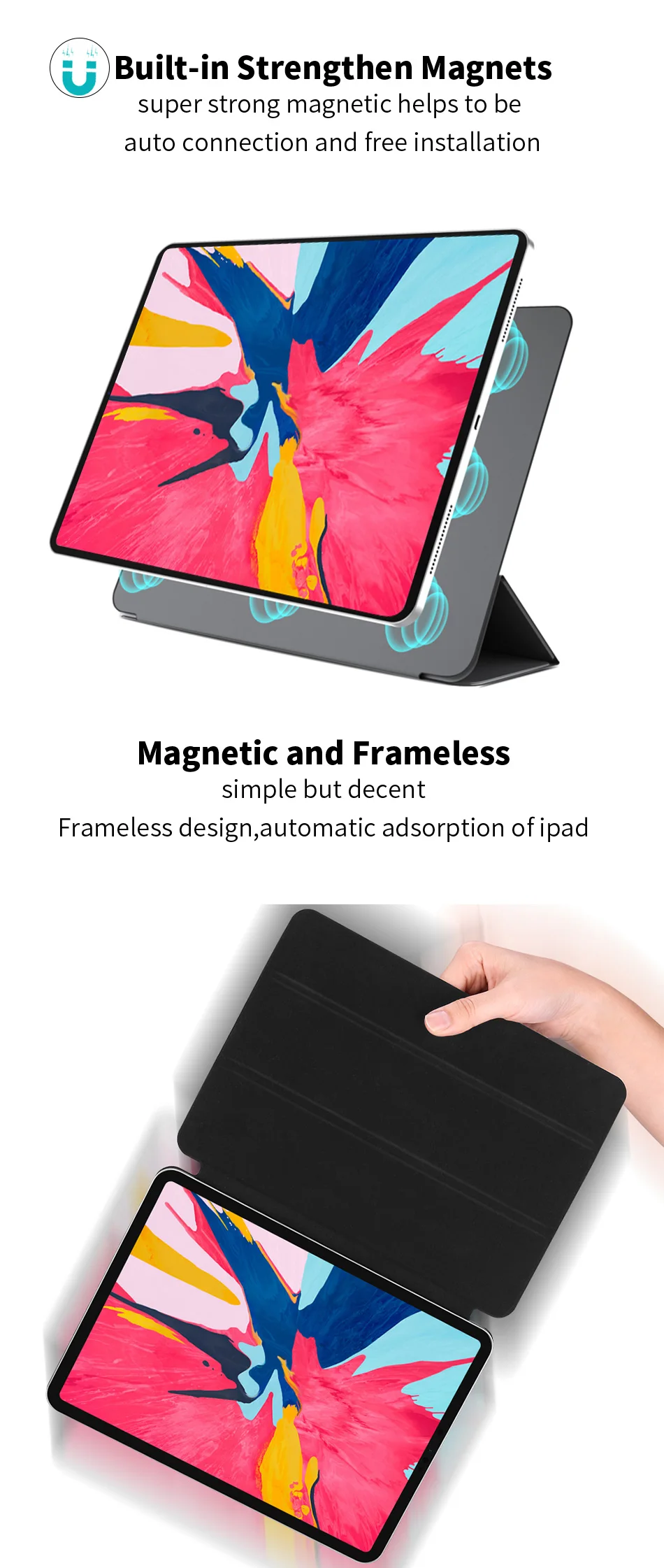 MTT чехол для планшета для iPad Pro, 11 дюймов, из искусственной кожи, ультра тонкий магнитный чехол-книжка для iPad Pro, 11 дюймов, защитный чехол