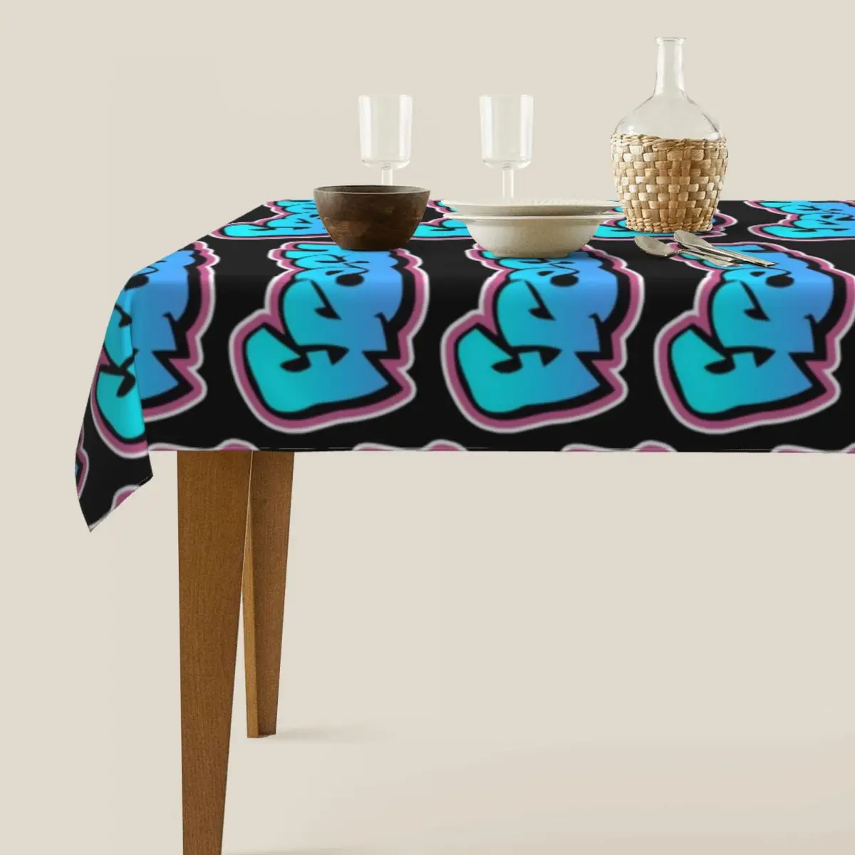 Скатерть с рисунком на заказ украшения покрытие стола из полиэстера открытом