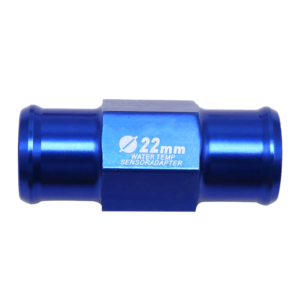 22mm-Blue Sclmotos-нержавеющая 18/22 мм мотоцикл термометр датчик измеритель температуры воды Температура Сенсор адаптер KOSO для Kymco Xmax 300 CBR125 ниндзя - Цвет: 22mm-Blue